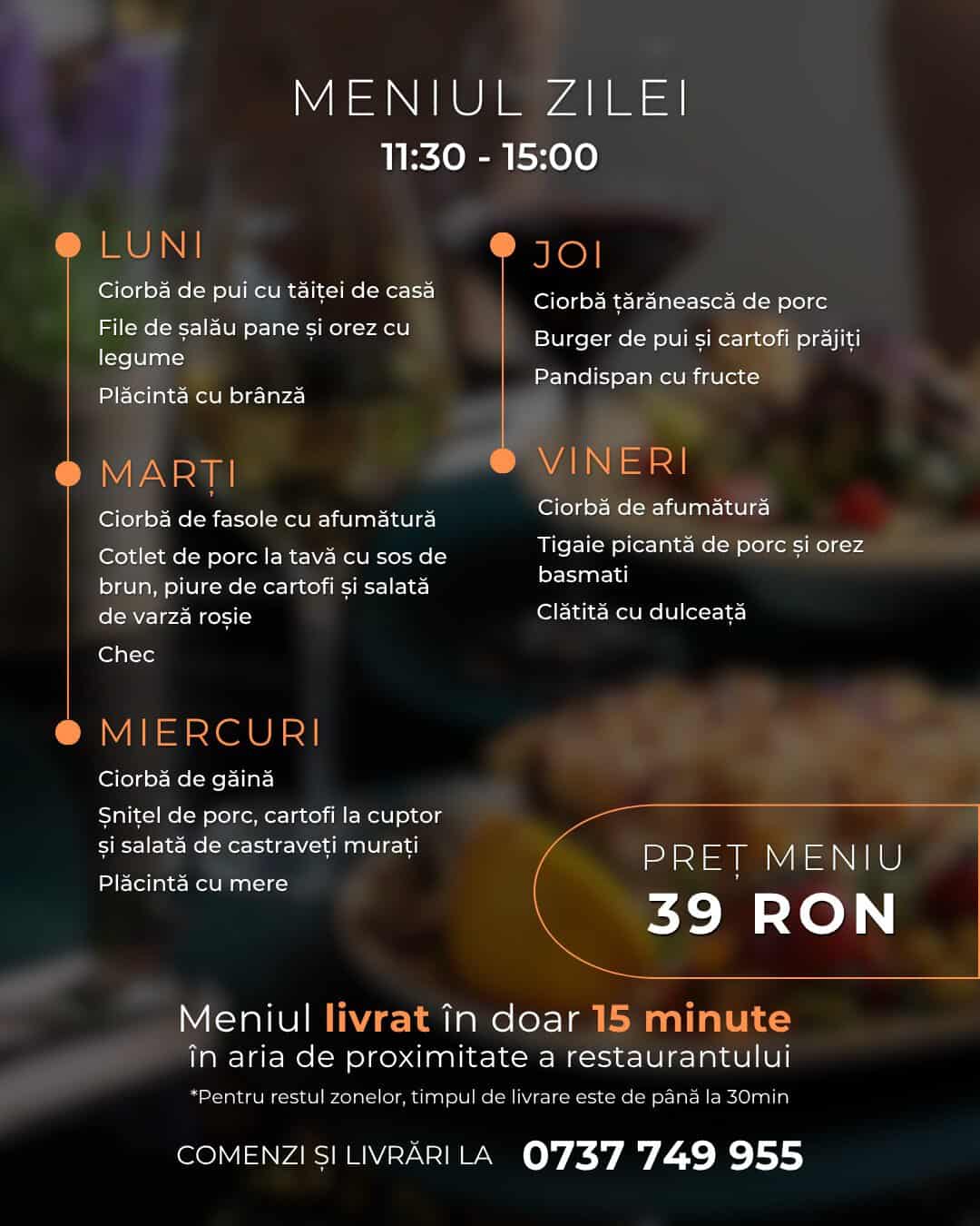 Săptămâna 27.04. – 01.05. vine cu gusturi noi la Trattoria by MRS