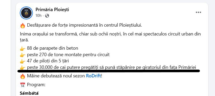 Val de indignare pe net la o postare a Primăriei Ploiești: Chiar nu se poate opri bătaia de joc?