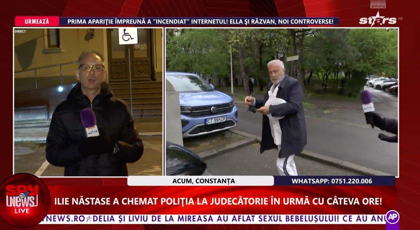 Ilie Năstase, scandal în ziua procesului pentru divorț! A sunat la poliție