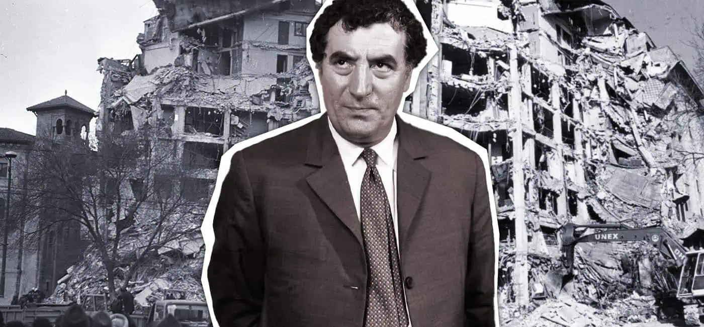 Cum arată mormântul lui Toma Caragiu, actorul găsit mort, sub dărâmături, la cutremurul din 1977. Cine i-a realizat, plângând, statuia din Bellu