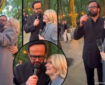 Imagini de senzație de la ziua Sandrei Stoicescu! Mihai Gâdea i-a cântat live | VIDEO