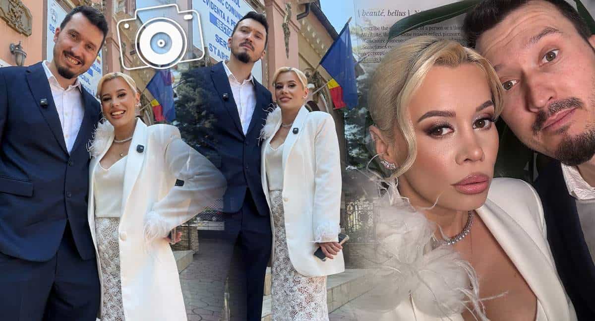 Anisia Gafton și partenerul ei s-au căsătorit! Primele imagini de la cununia civilă