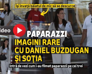 Îşi învaţă băiatul de mic să se descurce! Imagini rare cu Daniel Buzdugan, soţia şi copilul! Intră să vezi cum i-au filmat paparazzii pe cei trei | PAPARAZZI
