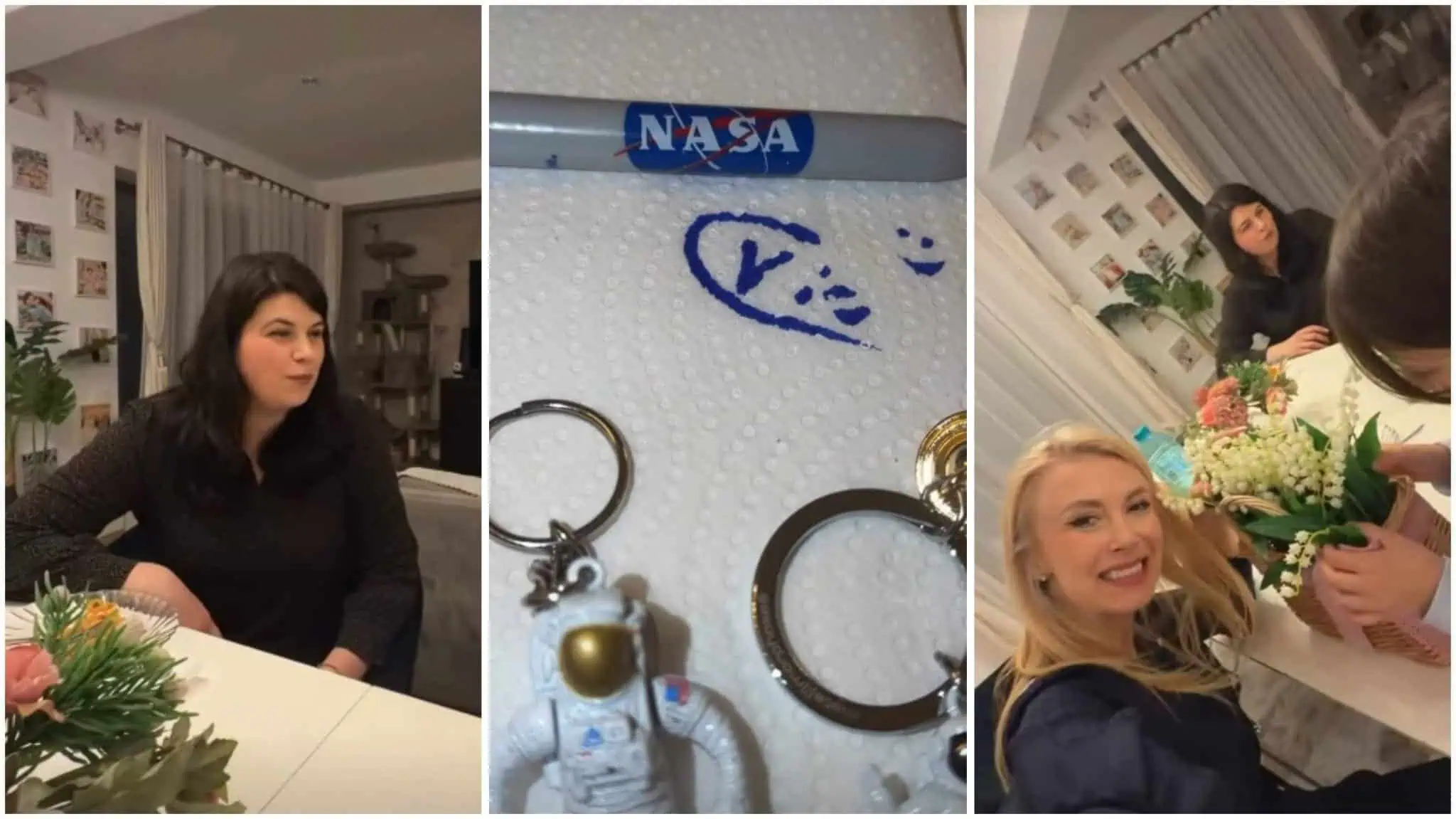 Ce au primit fiicele Andreei Bălan, de la sora lui Victor Cornea. Andrada locuiește în America și lucrează la NASA