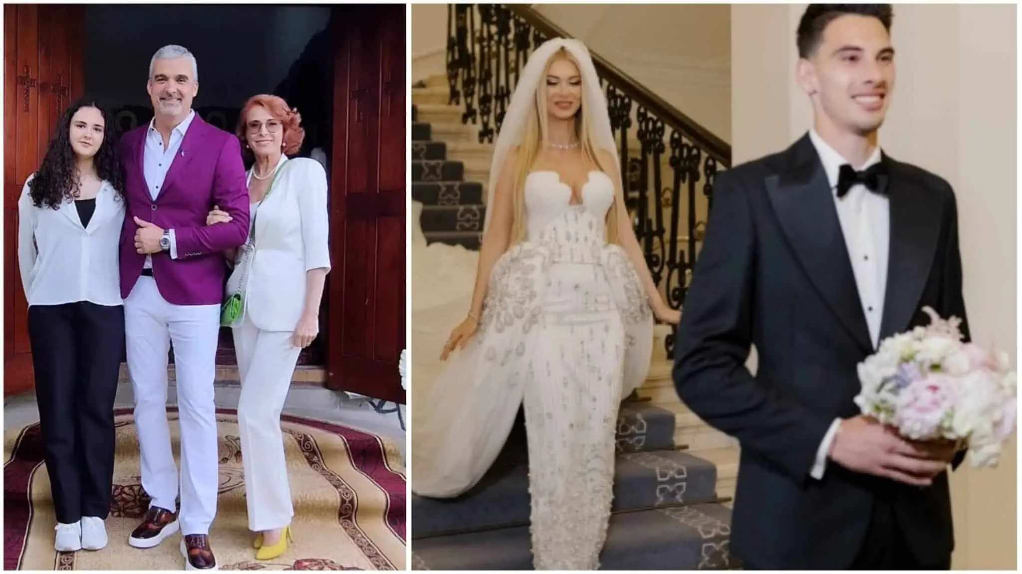 Monica Davidescu, Aurelian Temișan și fiica lor, eleganți și asortați la nunta Andreei Bălan: „Casă de piatră și sufletul plin de iubire” Monica Davidescu, Aurelian Temișan și fiica lor, eleganți și asortați la nunta Andreei Bălan: „Casă de piatră și sufletul plin de iubire”