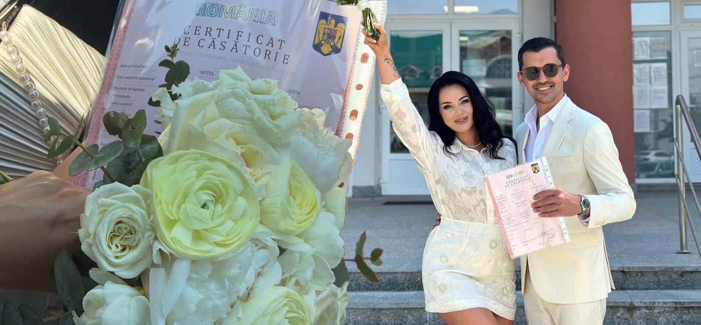 Deea Maxer s-a cununat civil de ziua logodnicului ei! „Curajul de a crede în iubire”. Primele poze de la Starea Civilă!