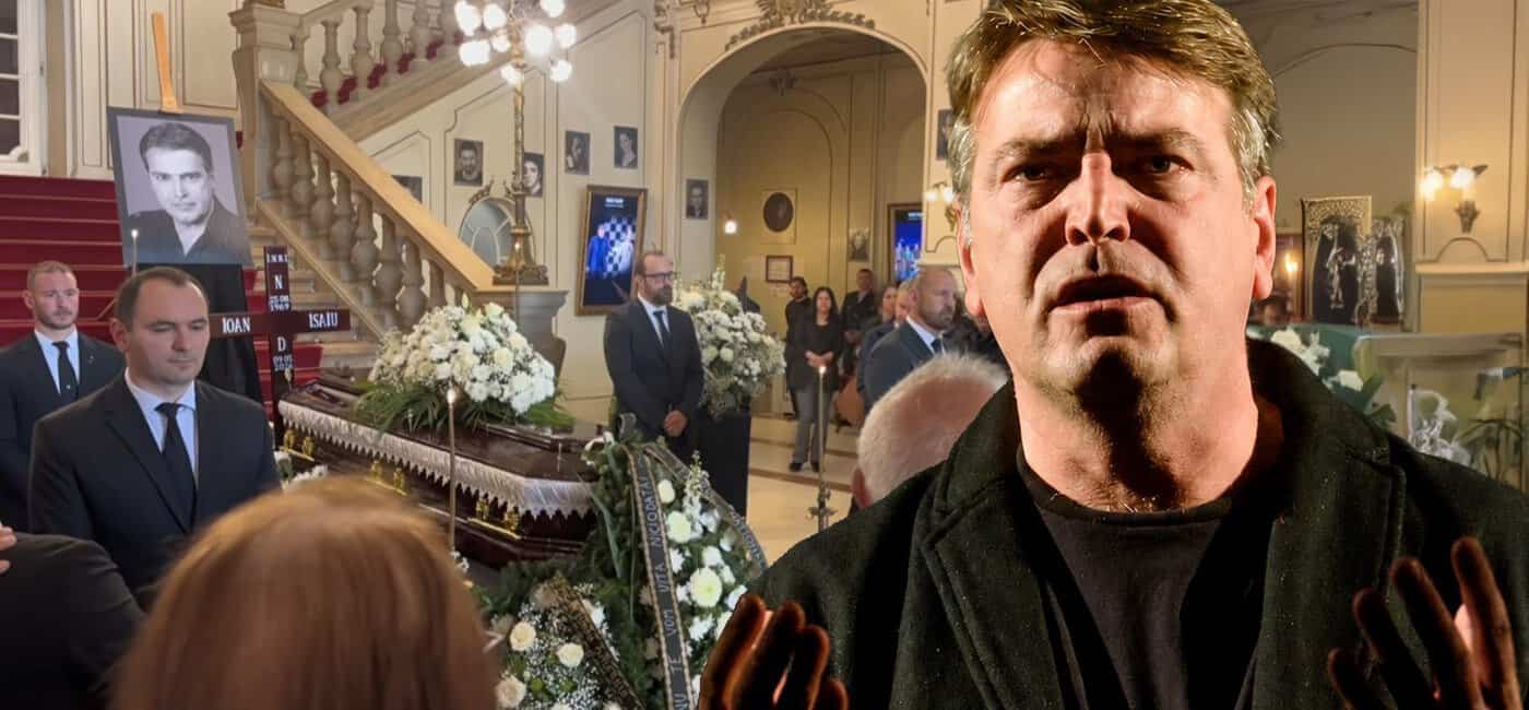 Clujul, în lacrimi! Primele imagini de la priveghiul actorului Ioan Isaiu. Regretul lui Dan Helciug: „Prea devreme a plecat către alte lumi…”