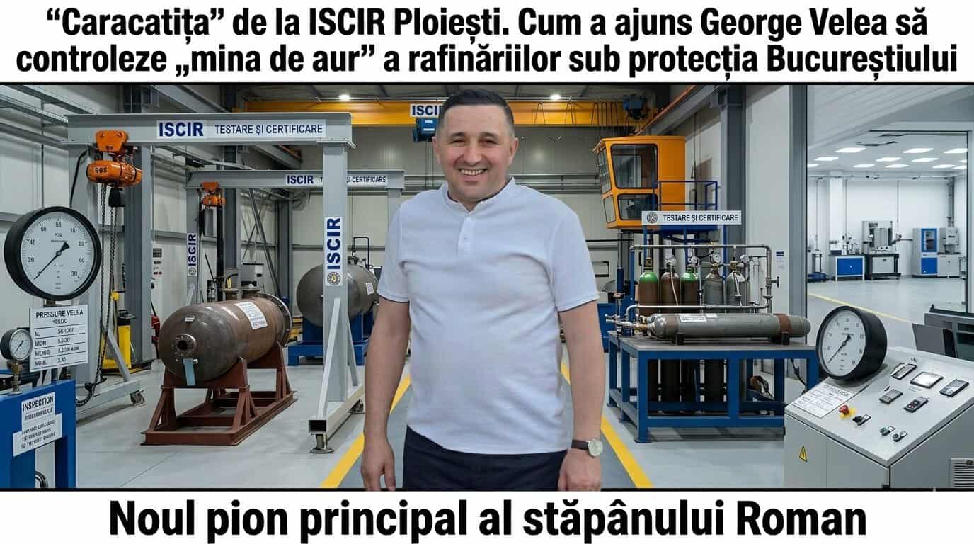 “Caracatița” de la ISCIR Ploiești. Cum a ajuns un fost pușcăriaș, George Velea, să controleze „mina de aur” a rafinăriilor sub protecția Bucureștiului
