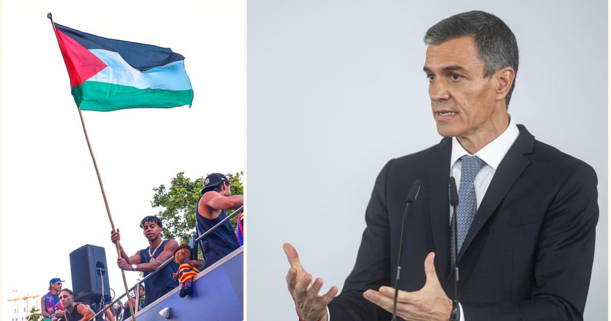 Pedro Sanchez sare în apărarea lui Lamine Yamal după reacția furioasă a Israelului la gestul fotbalistului cu steagul Palestinei