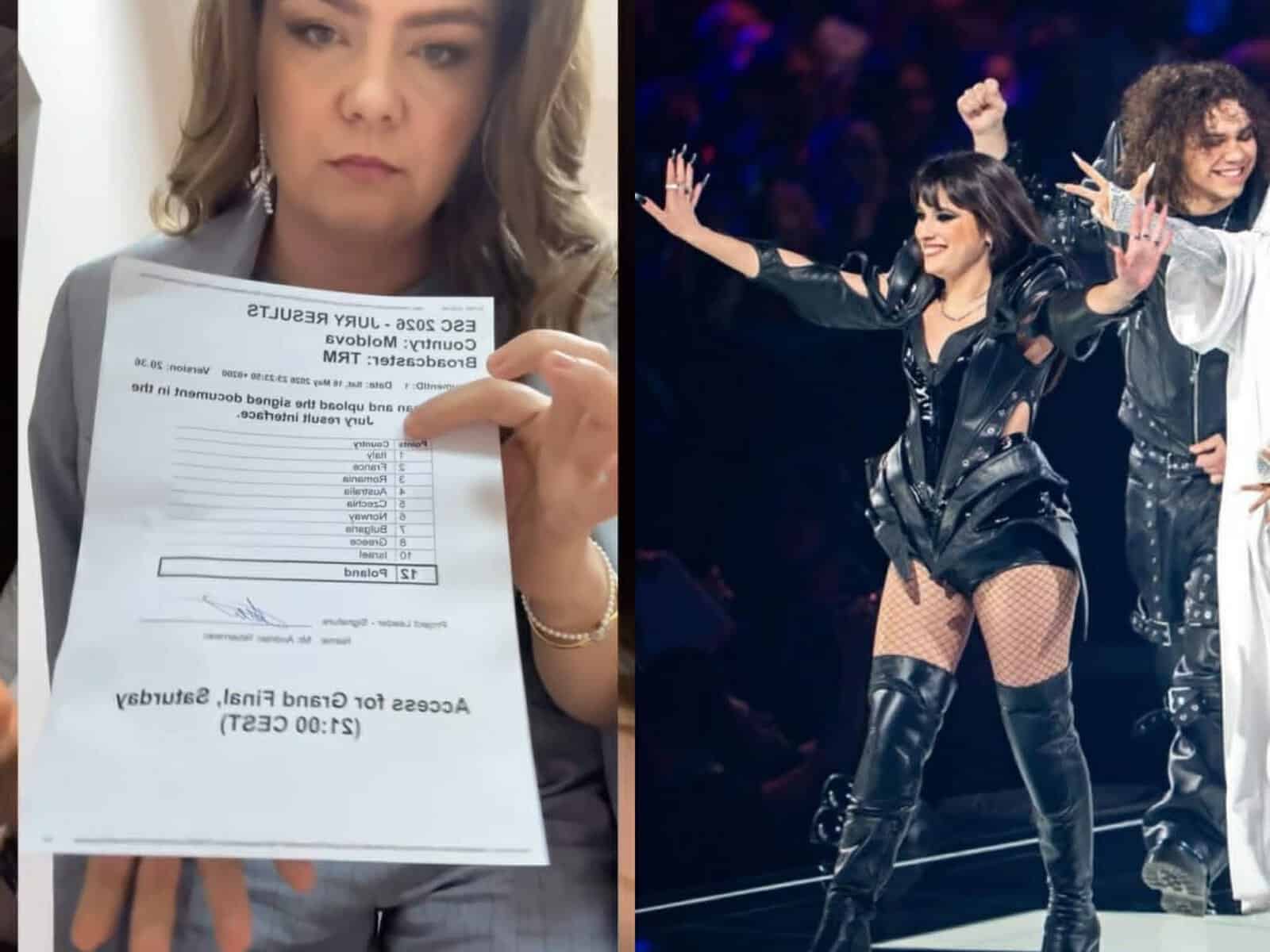 Scandal la Eurovision 2026, după ce Republica Moldova a oferit României doar 3 puncte: ”L-am sunat pe director”