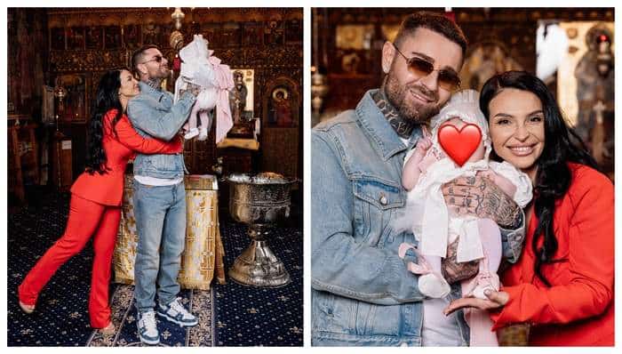 Francisca și TJ Miles și-au botezat fetița! Cine sunt nașii Clarei
