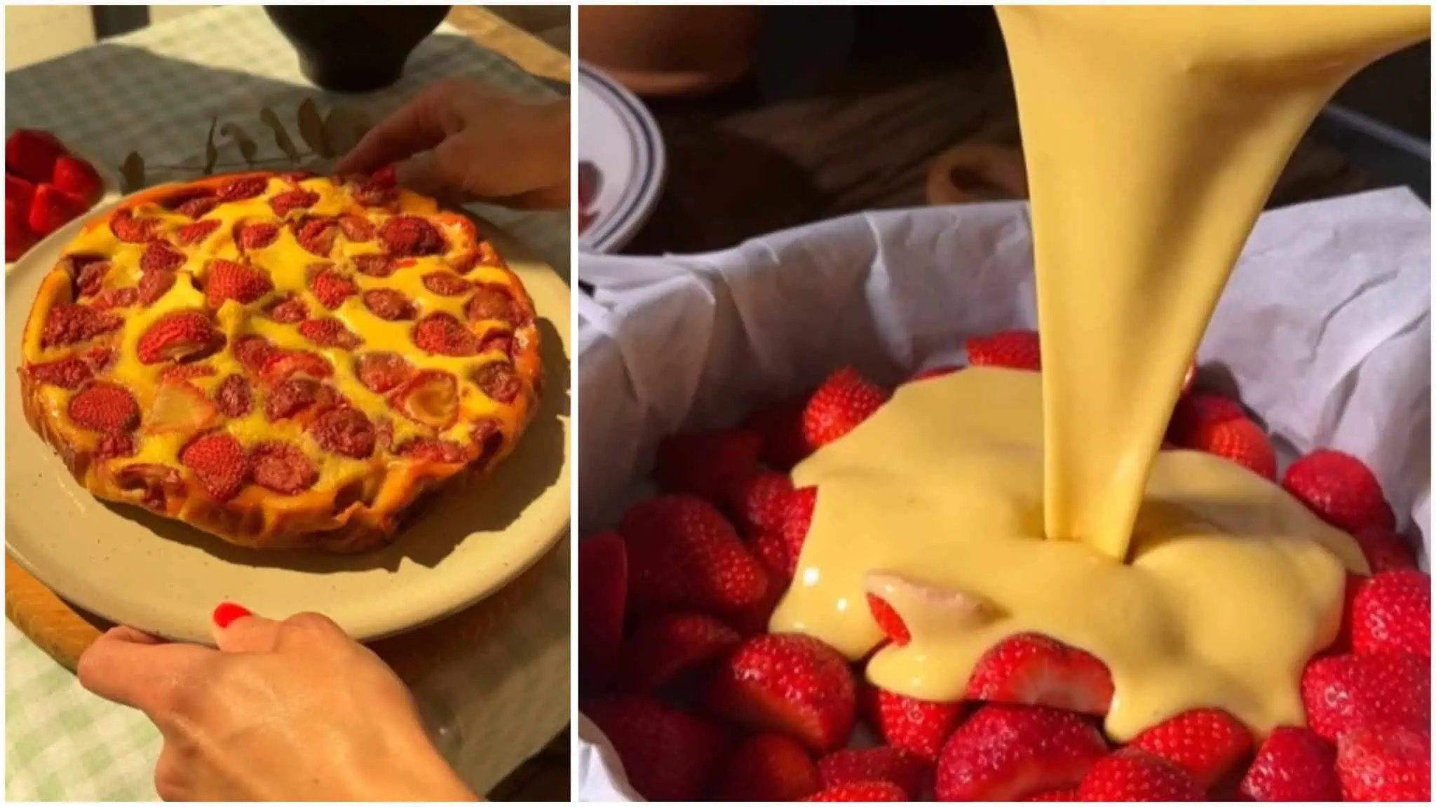 Unul din deserturile preferate ale verii: clafoutis cu căpșuni. Se pregătește simplu și rapid Unul din deserturile preferate ale verii: clafoutis cu căpșuni. Se pregătește simplu și rapid