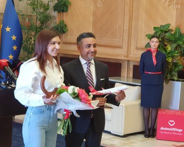Simona Halep a devenit imaginea celei mai mari companii aviatice românești