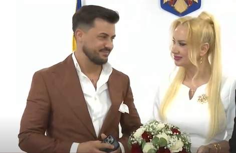 Simona Trașcă și Marian Buzilă s-au căsătorit! Primele imagini de la cununie