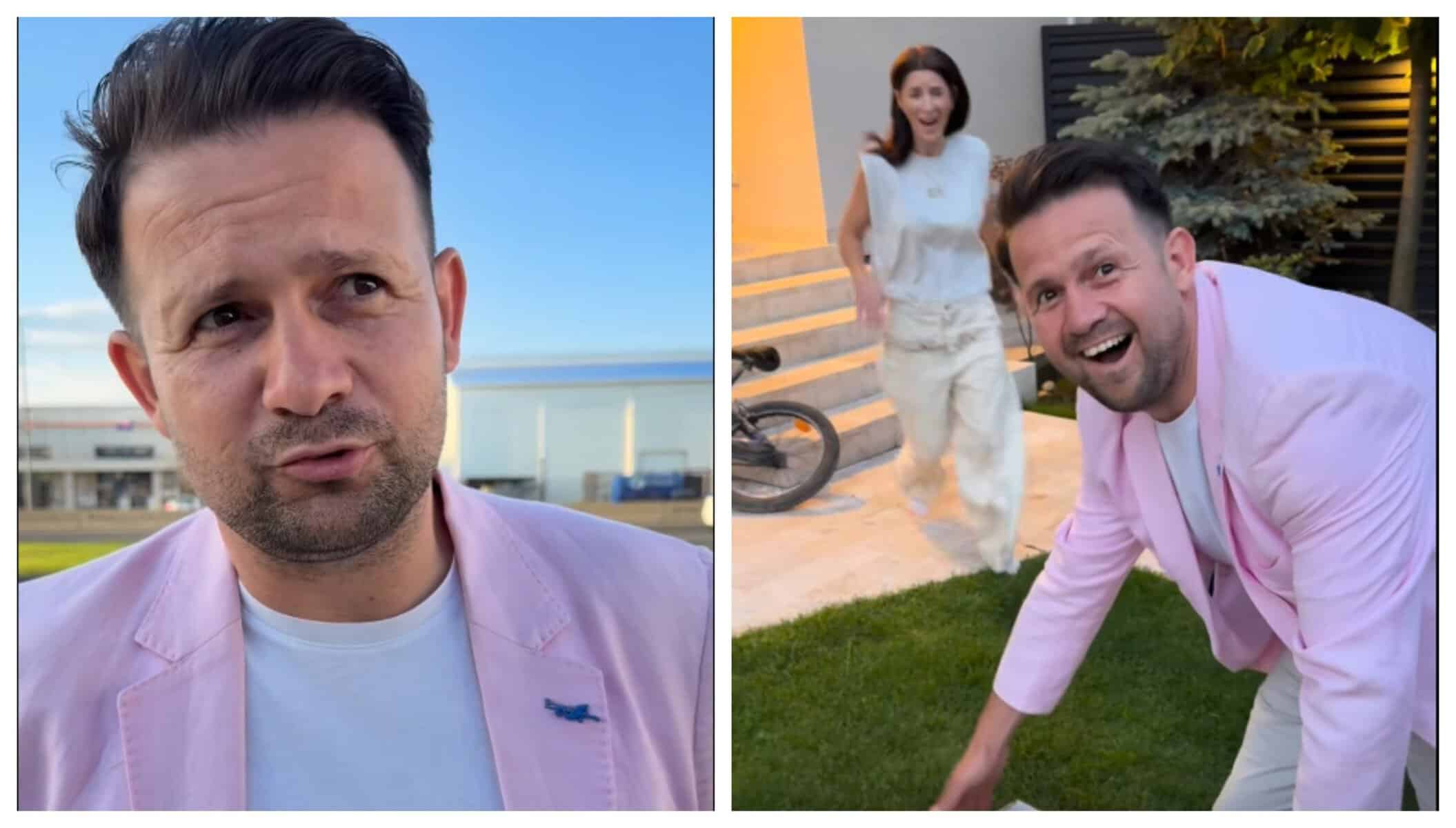 Magicianul Robert Tudor și-a emoționat familia cu o surpriză neașteptată. Ce cadou special le-a pregătit soției și fiului său: „N-am știut câtă bucurie poate aduce”