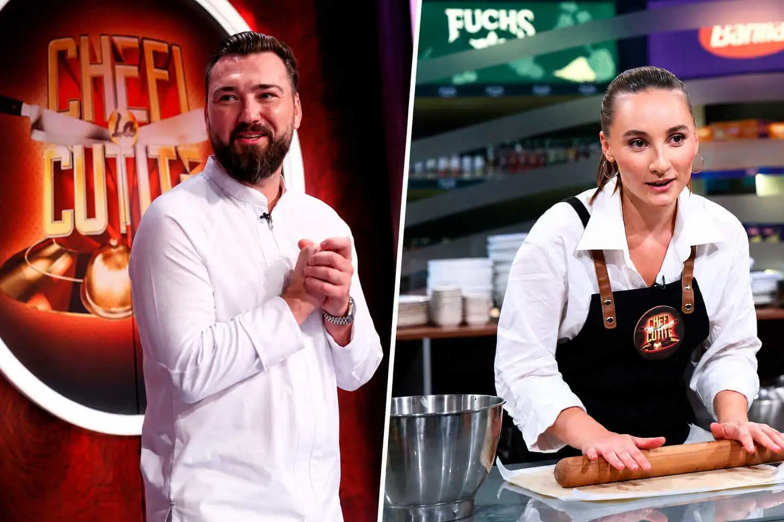 Cei doi favoriți din finala Chefi la Cuțite 2026. Unul este cuțitul de aur al lui chef Richard Abou Zaki, iar celălalt a gătit deserturi pentru Messi și Natalie Portman