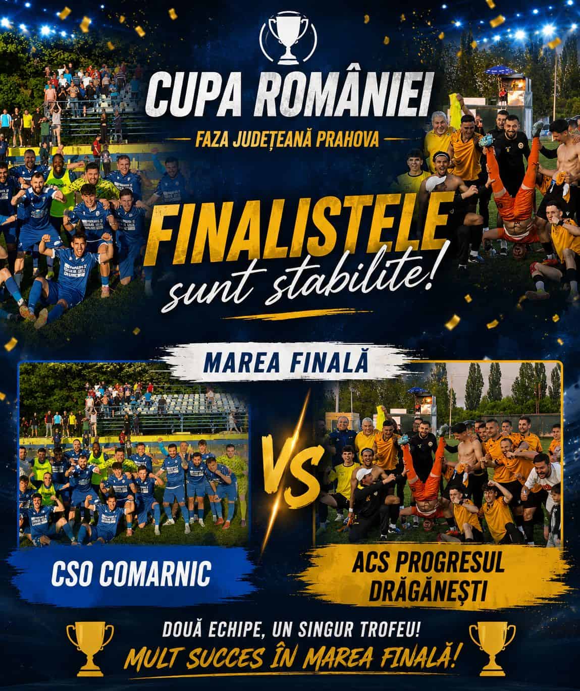 Drăgănești și Comarnicu joacă la Strejnicu Drăgănești și Comarnicu joacă la Strejnicu