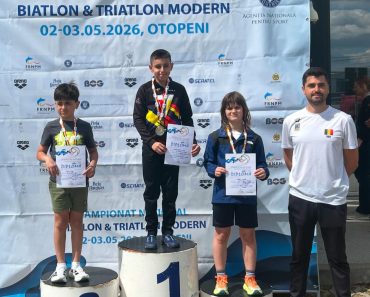 Un sportiv modern! David Zamfir este campion la Triatlon Modern