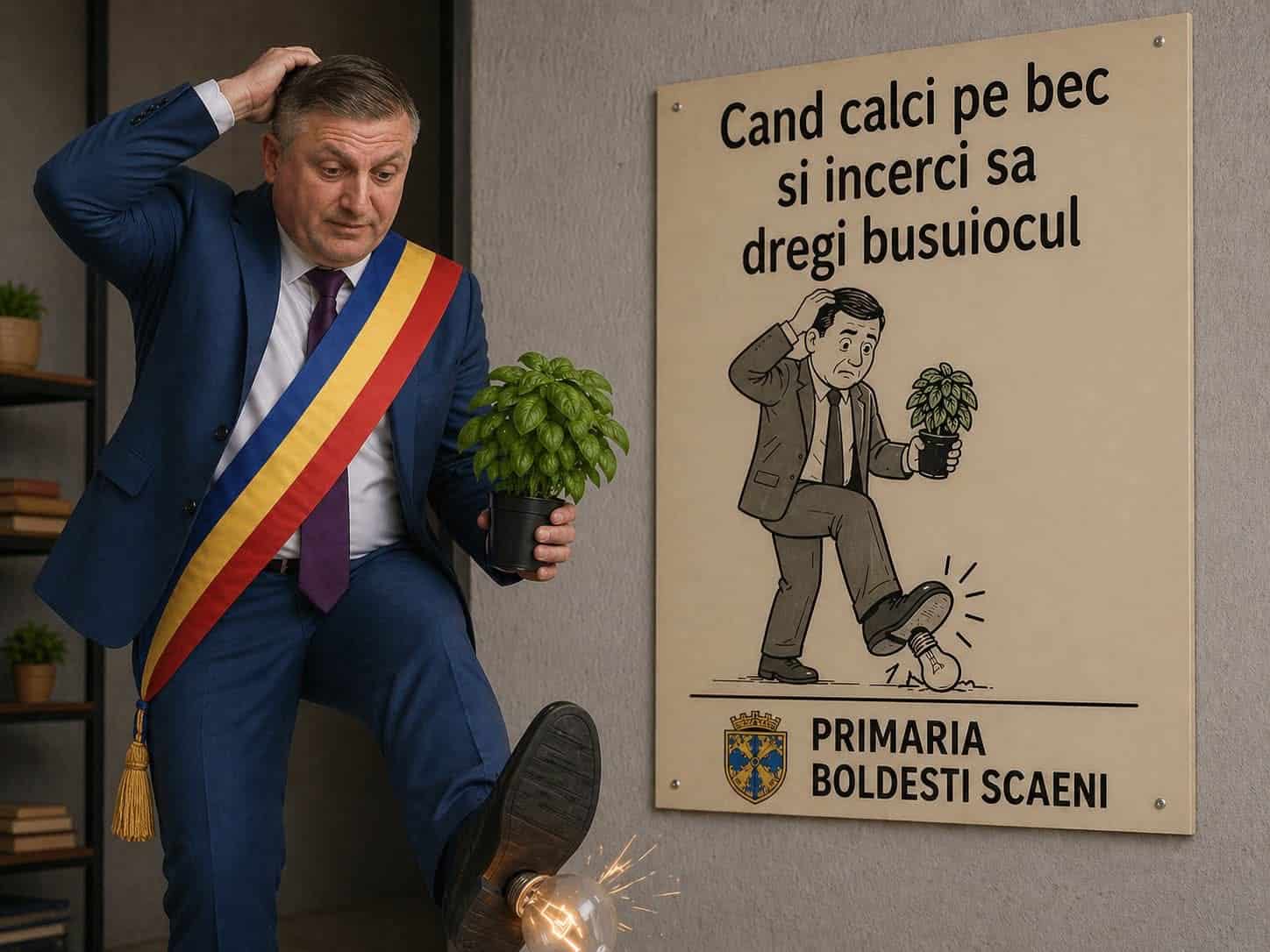 SCANDAL LA BOLDEȘTI-SCĂENI: Primarul Florin Dincă (PNL), acuzat că a adoptat hotărâri nelegale. Răzvan Tănase (AUR) a sesizat Prefectura: „Le iese legalitatea doar când îi prindem cu ușa deschisă!”