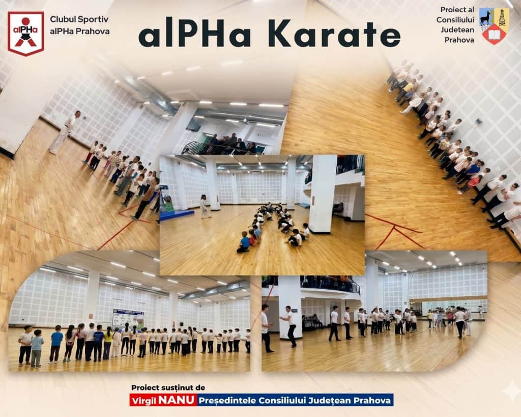 ​O nouă bornă istorică pentru sportul prahovean: Peste 170 de copii au descoperit magia karate-ului la Sala Olimpia