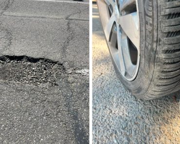 Groapă-capcană în Ploiești! Un șofer și-a distrus anvelopa și cere despăgubiri de la Primărie