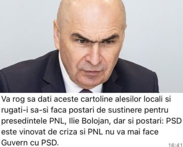 PANICĂ LA NIVEL ÎNALT/ Ordin pe unitate, pe grupul de whatsapp al PNL: „Faceți postări cu Bolojan și trimiteți link-urile în Excel! Scrieți de PSD, că e vinovat de criză!”