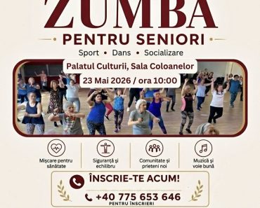 Consiliul Județean prin CS AlPHa Prahova organizează cursuri GRATUITE de Zumba pentru seniori