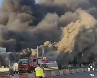 ALERTĂ! Foc violent la un depozit de anvelope din Bragadiru, la doi pași de o benzinărie Rompetrol ALERTĂ! Foc violent la un depozit de anvelope din Bragadiru, la doi pași de o benzinărie Rompetrol