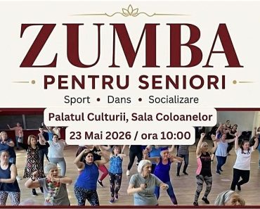 Întâlnire pentru seniori, la Palatul Culturii. Dans, sport și socializare, pe 23 mai Întâlnire pentru seniori, la Palatul Culturii. Dans, sport și socializare, pe 23 mai