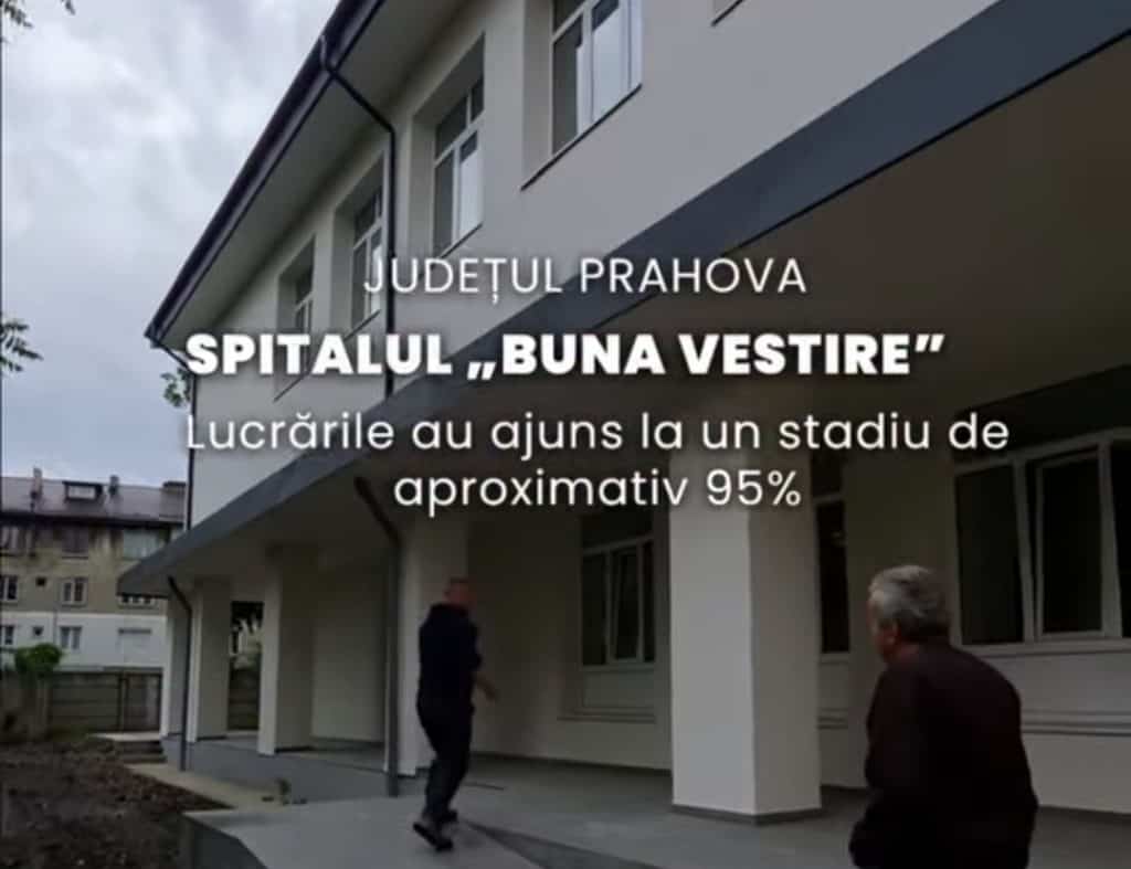 Virgil Nanu, CJ Prahova: Modernizarea spitalului „Buna Vestire” este aproape finalizată!