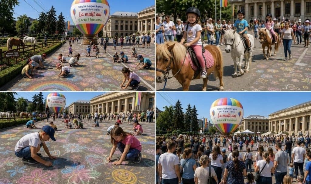 Consiliul Județean a pregătit o surpriză inedită, de 1 Iunie! Balon cu aer cald