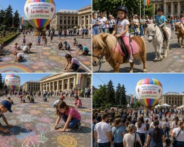 Consiliul Județean a pregătit o surpriză inedită, de 1 Iunie! Balon cu aer cald Consiliul Județean a pregătit o surpriză inedită, de 1 Iunie! Balon cu aer cald