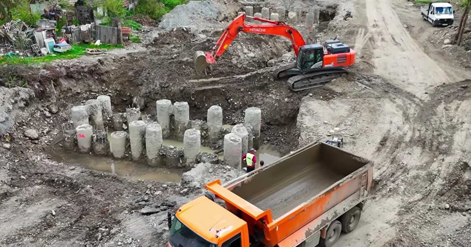 Lucrările la Centura Bușteni-Azuga sunt în grafic. Cum lucrează constructorul CONI la proiectul care fluidizează traficul pe Valea Prahovei