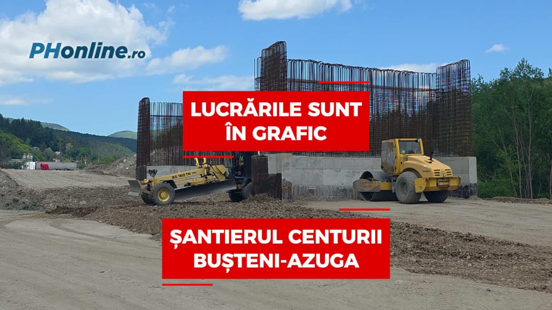 VIDEO: Cum se lucrează la șantierul Centurii Bușteni-Azuga. Compania prahoveană CONI, în grafic