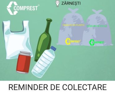 Comprest: Reminder de colectare localitatea Zărnești, perioada 08-14.05.2026