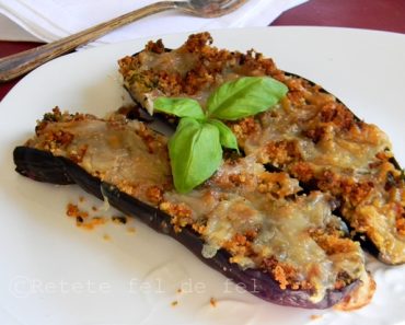 Gratin de vinete cu cartofi si cascaval – savuros si simplu de facut.