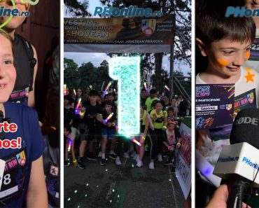VIDEO: NEON NIGHT RUN. Peste 400 de participanți la evenimentul alPHa! Spectacol la Sala Sporturilor, cu sprijinul CJ Prahova