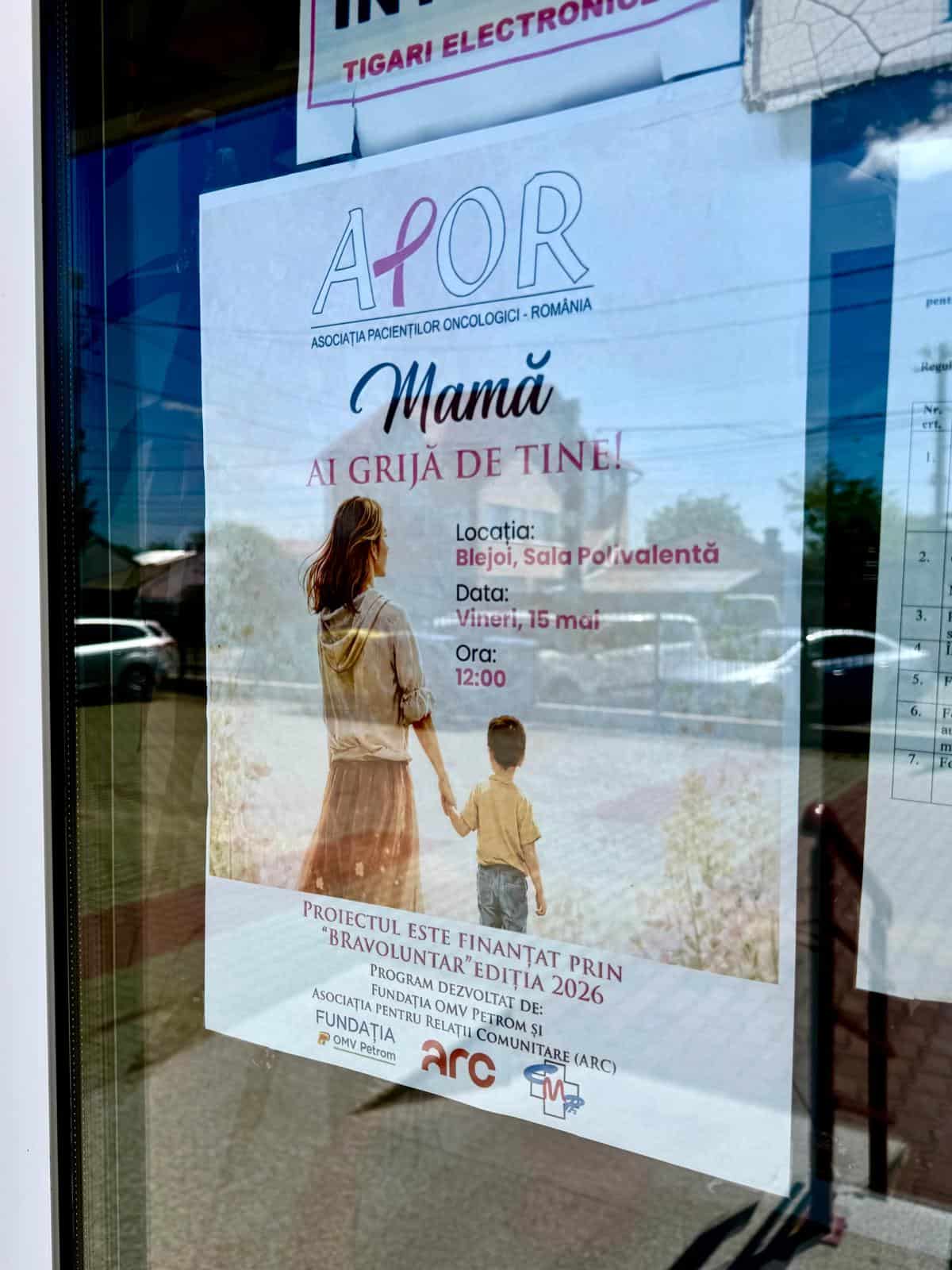 „Mama, ai grijă de tine!” – acțiune de informare la Blejoi privind prevenția cancerului de sân „Mama, ai grijă de tine!” – acțiune de informare la Blejoi privind prevenția cancerului de sân