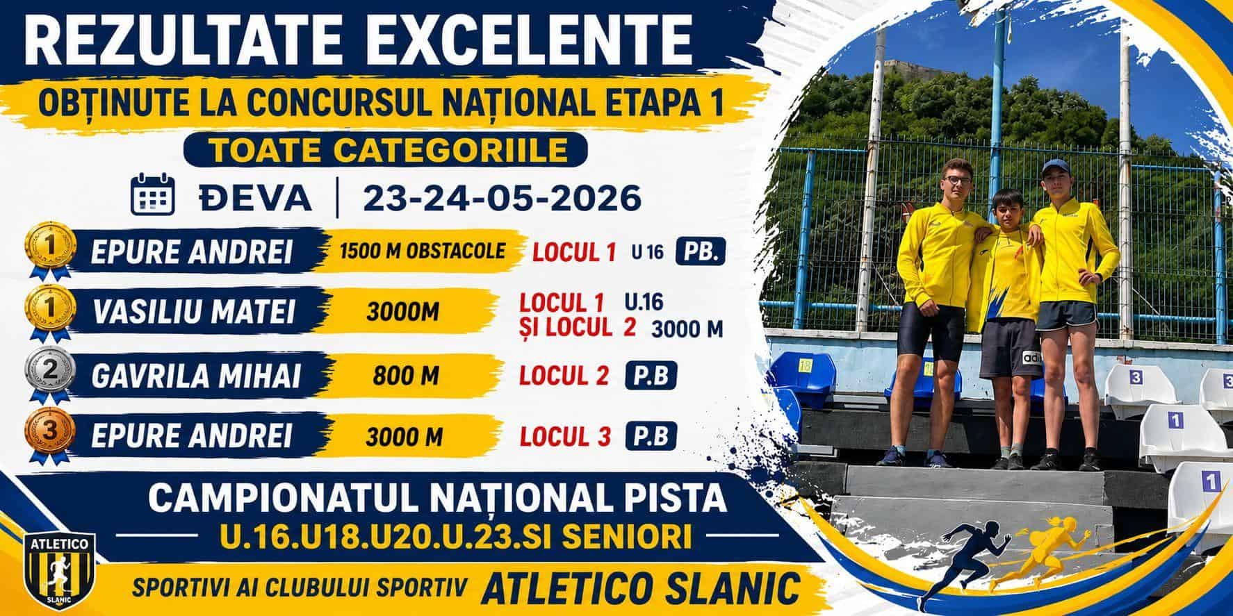 Noi performanțe ale sportivilor antrenorului Gheorghe Mușat