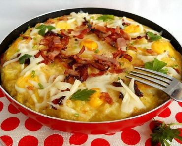 Tortilla cu bacon şi ouă de prepeliţă