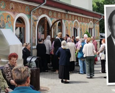Primele imagini de la înmormântarea Sandei Țăranu, „Vocea de aur” a TVR. Își va dormi somnul de veci alături de marea dragoste. Ce scrie pe coroana depusă de sora ei