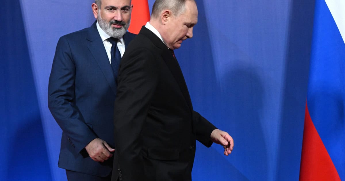 „În mod pașnic, inteligent și reciproc avantajos”. Premierul armean a refuzat direct cererea lui Putin