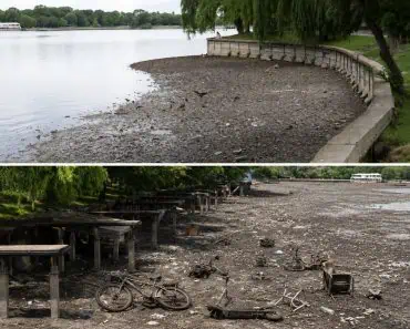 Descoperire surprinzătoare după golirea Lacului Herăstrău. Ce au găsit muncitorii pe fundul apei
