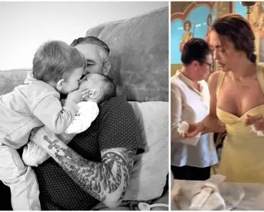 Primele imagini de la botezul mezinului lui Laurențiu Reghecampf. Corina Caciuc a atras toate privirile Primele imagini de la botezul mezinului lui Laurențiu Reghecampf. Corina Caciuc a atras toate privirile
