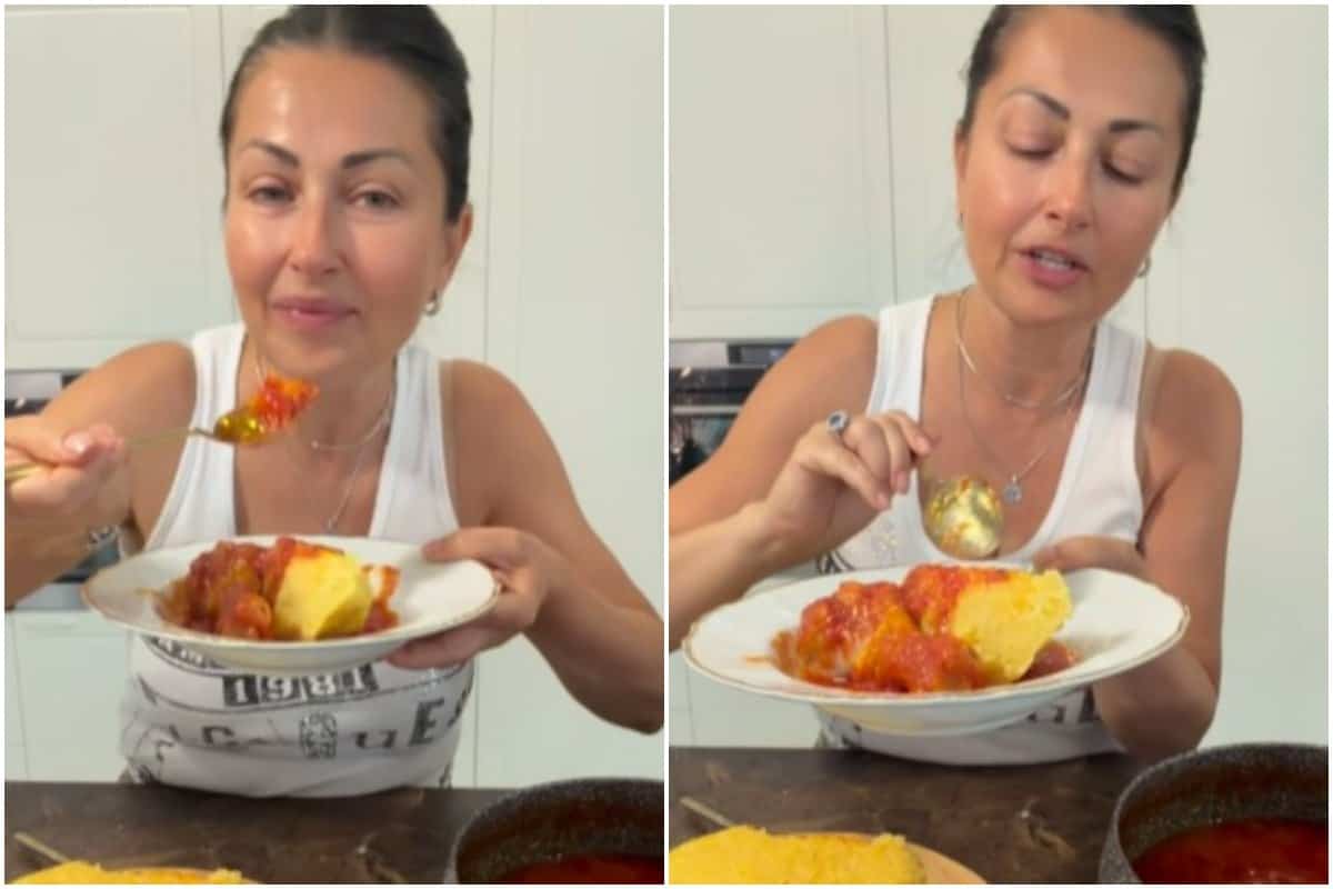 Rețeta de vară a Gabrielei Cristea de ostropel cu pui și mămăligă. Are puține ingrediente și îți aduce aminte de copilărie