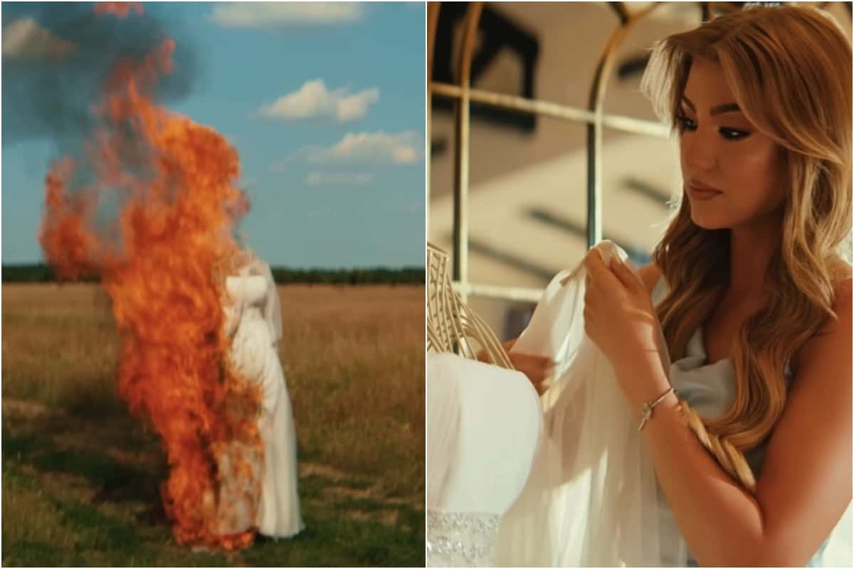 De ce și-a distrus Codruța Filip rochia de mireasă. Artista, în lacrimi în studioul de înregistrări: „A fost oricum dureros” De ce și-a distrus Codruța Filip rochia de mireasă. Artista, în lacrimi în studioul de înregistrări: „A fost oricum dureros”
