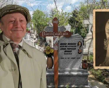 Ce scrie pe mormântul lui Marin Moraru, din „Operațiunea Monstrul”. Și-a adorat soția: „Eram niște proști frumoși”