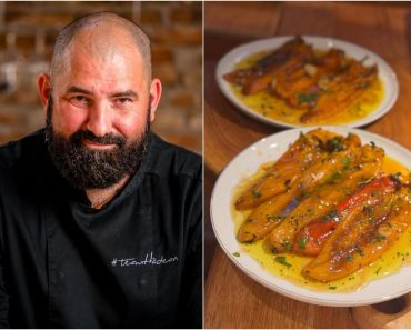 Rețeta lui Chef Adrian Hădean pentru ardei copți. Dressingul de vară are doar câteva ingrediente