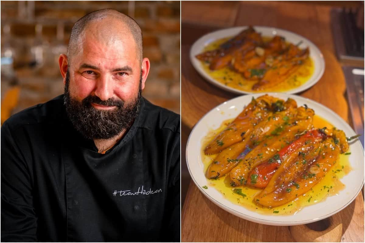 Rețeta lui Chef Adrian Hădean pentru ardei copți. Dressingul de vară are doar câteva ingrediente