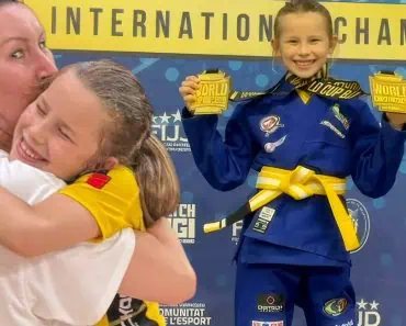 Matilda, fiica lui Cătălin Zmărăndescu, a dat lovitura în Spania! A câștigat două titluri de campion mondial la Brazilian Jujitsu! „Este sufletul echipei”